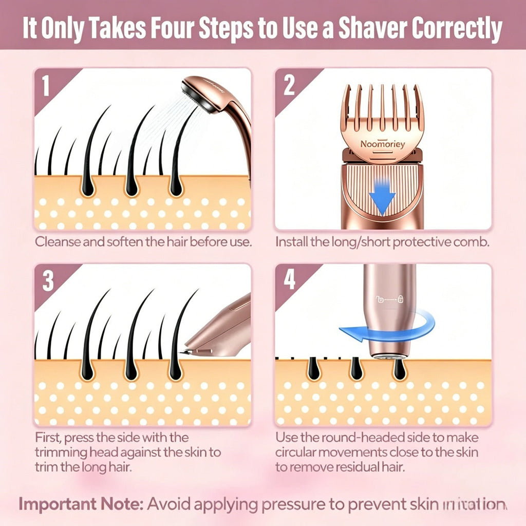 🎁Mother's Day-49%OFF 🔥2 in 1 Electric Hair Removal Tool Trimmer