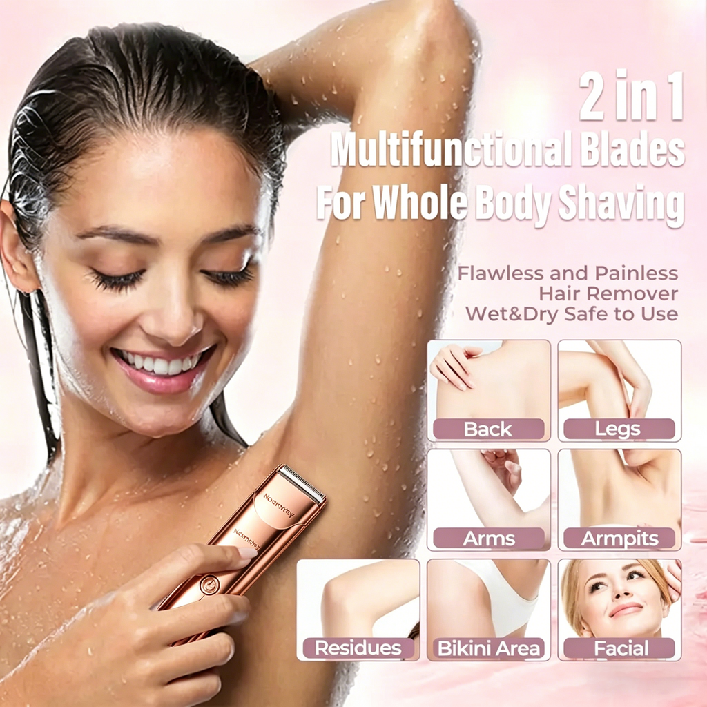 🎁Mother's Day-49%OFF 🔥2 in 1 Electric Hair Removal Tool Trimmer