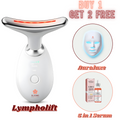 EMS Thermal Neck Lifting And Tighten Massager Electric Microcurrent Wrinkle Remover