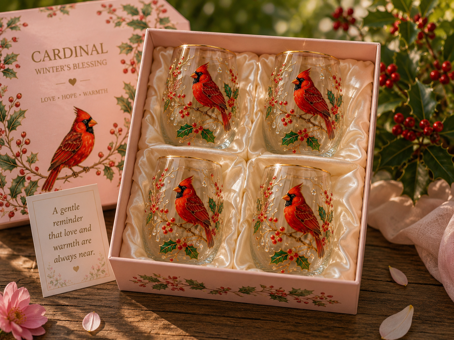 🌸🌿 Limited Edition 2026 Garden Morning Bliss Glass Tea Cup☀️☕