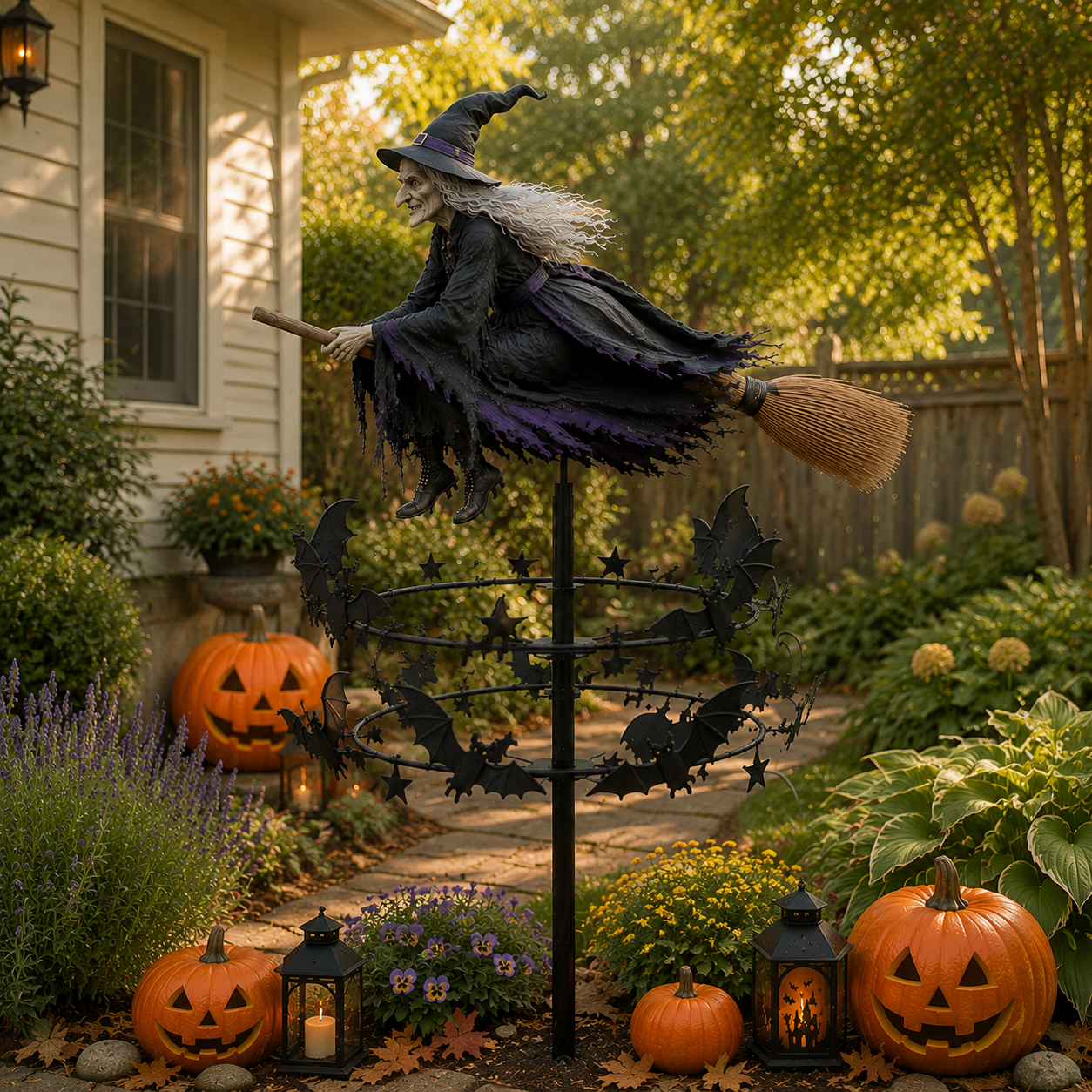 🔥 Limited time 70% OFF – 🧙‍♀️ The Enchanted Witch Garden Wind Spinner