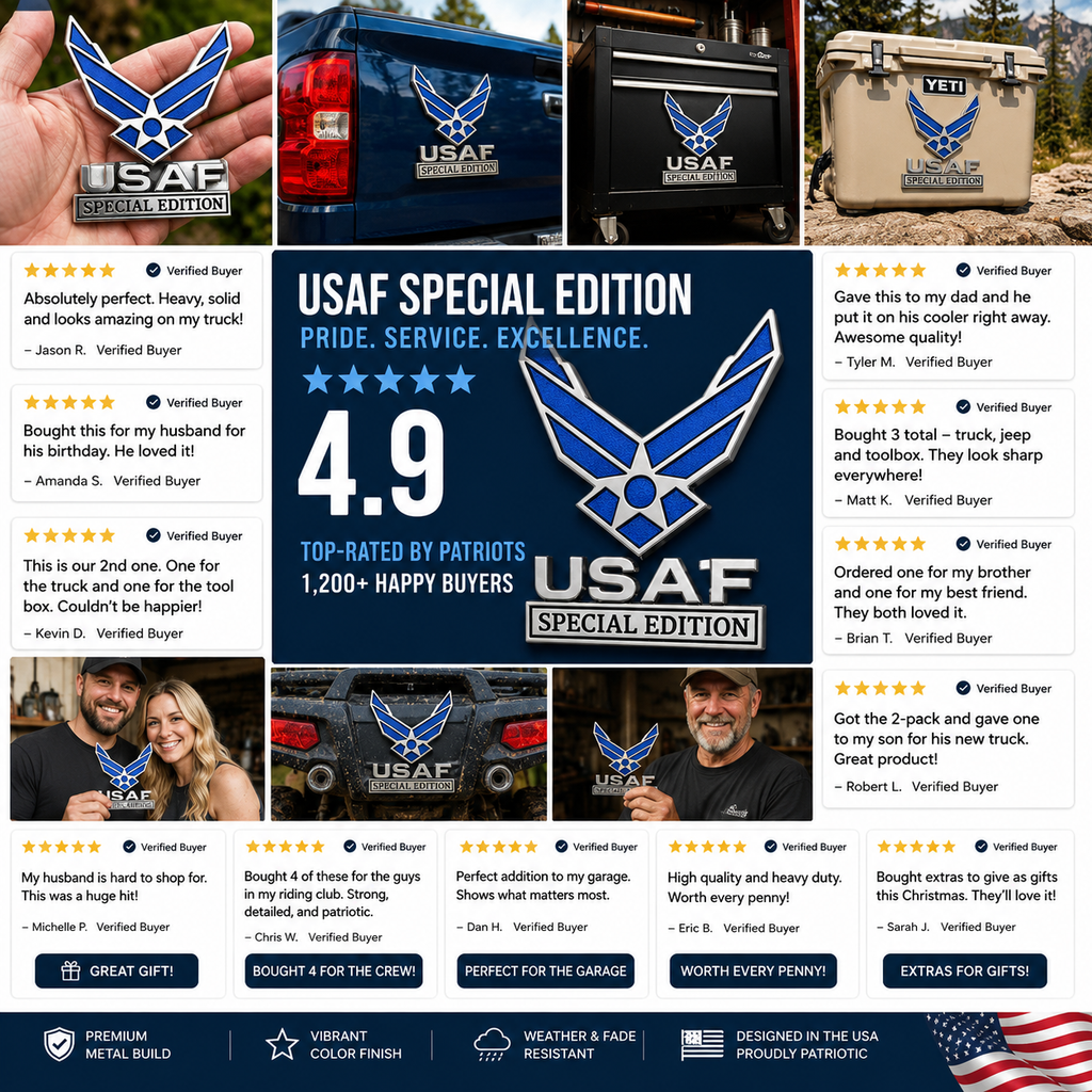 USAF Edition Metal Emblem