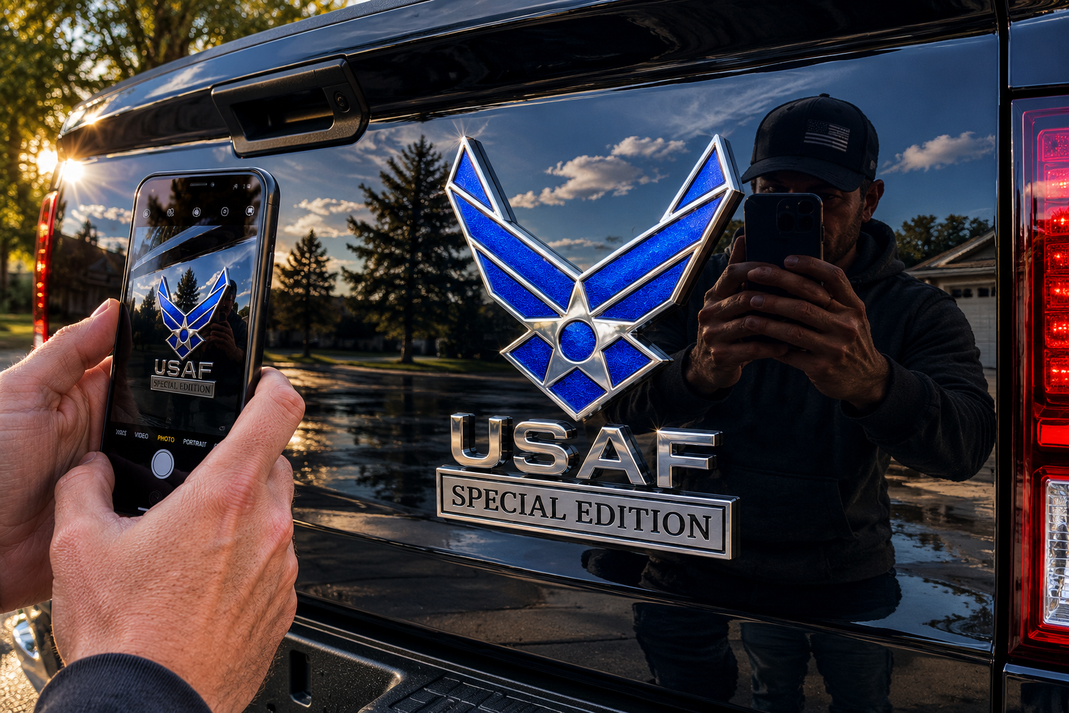 USAF Edition Metal Emblem