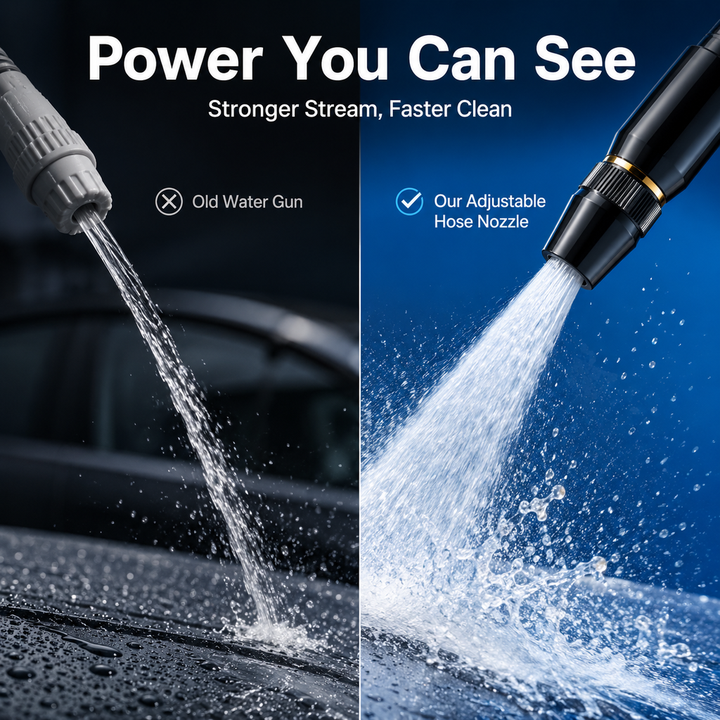 🌊 Hydro Jet Wand – High-Pressure Hose Nozzle, 2-in-1 Jet & Fan Spray