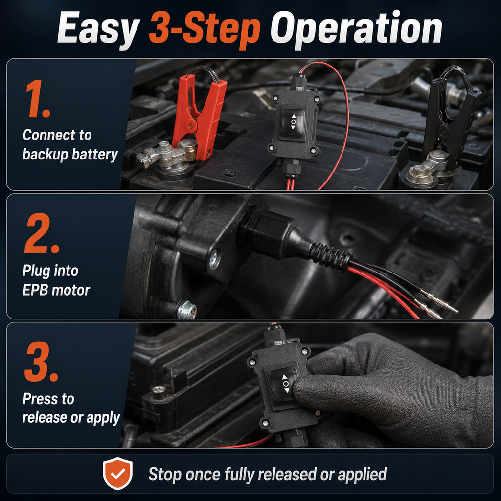 🔧 Emergency EPB Reset Tool – Fast Release &amp; Reset for Electronic Parking Brakes