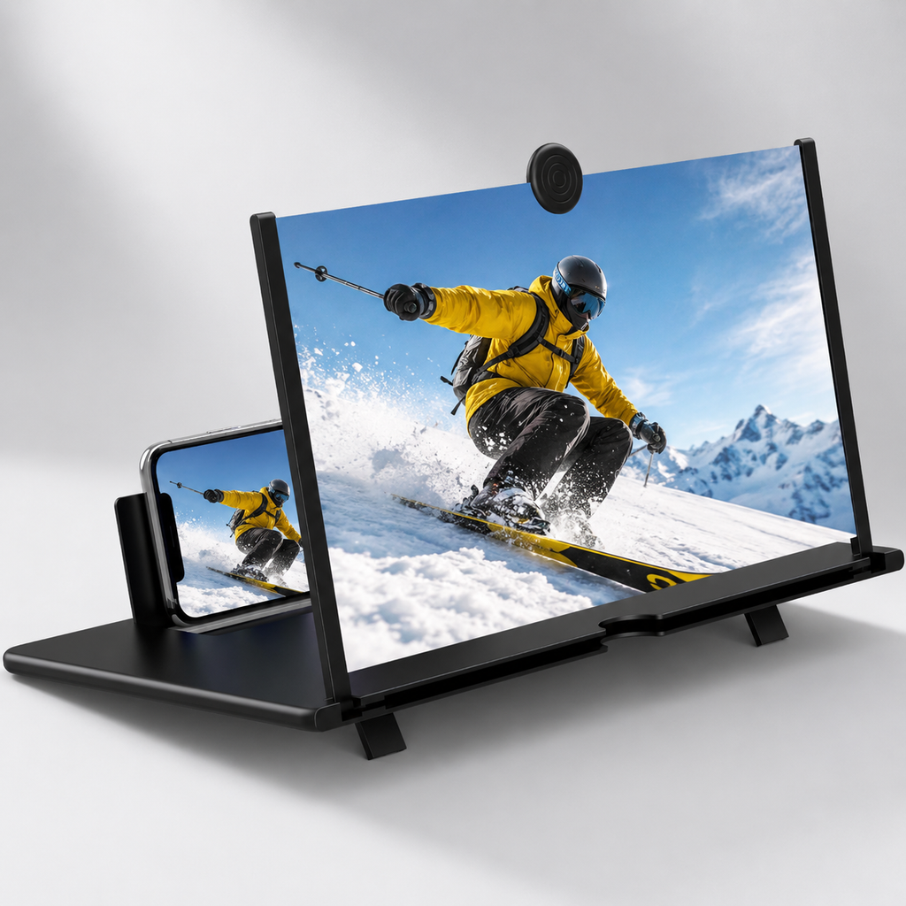 📺 14" HD Screen Magnifier – Big Screen Viewing for Any Smartphone