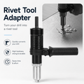 🔧Rivet Gun Adapter, Alloy Steel Electric Handle Tool
