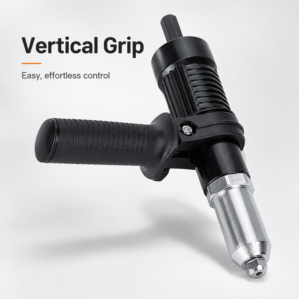 🔧Rivet Gun Adapter, Alloy Steel Electric Handle Tool