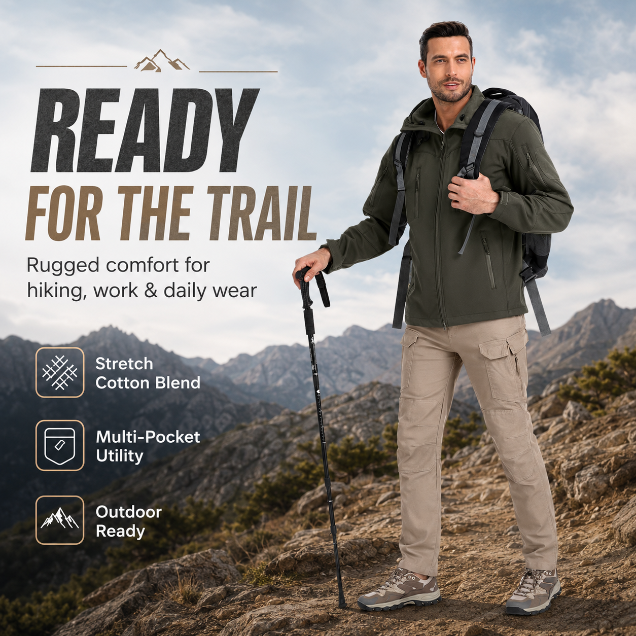 👖 Men's Tactical Cargo Pants
