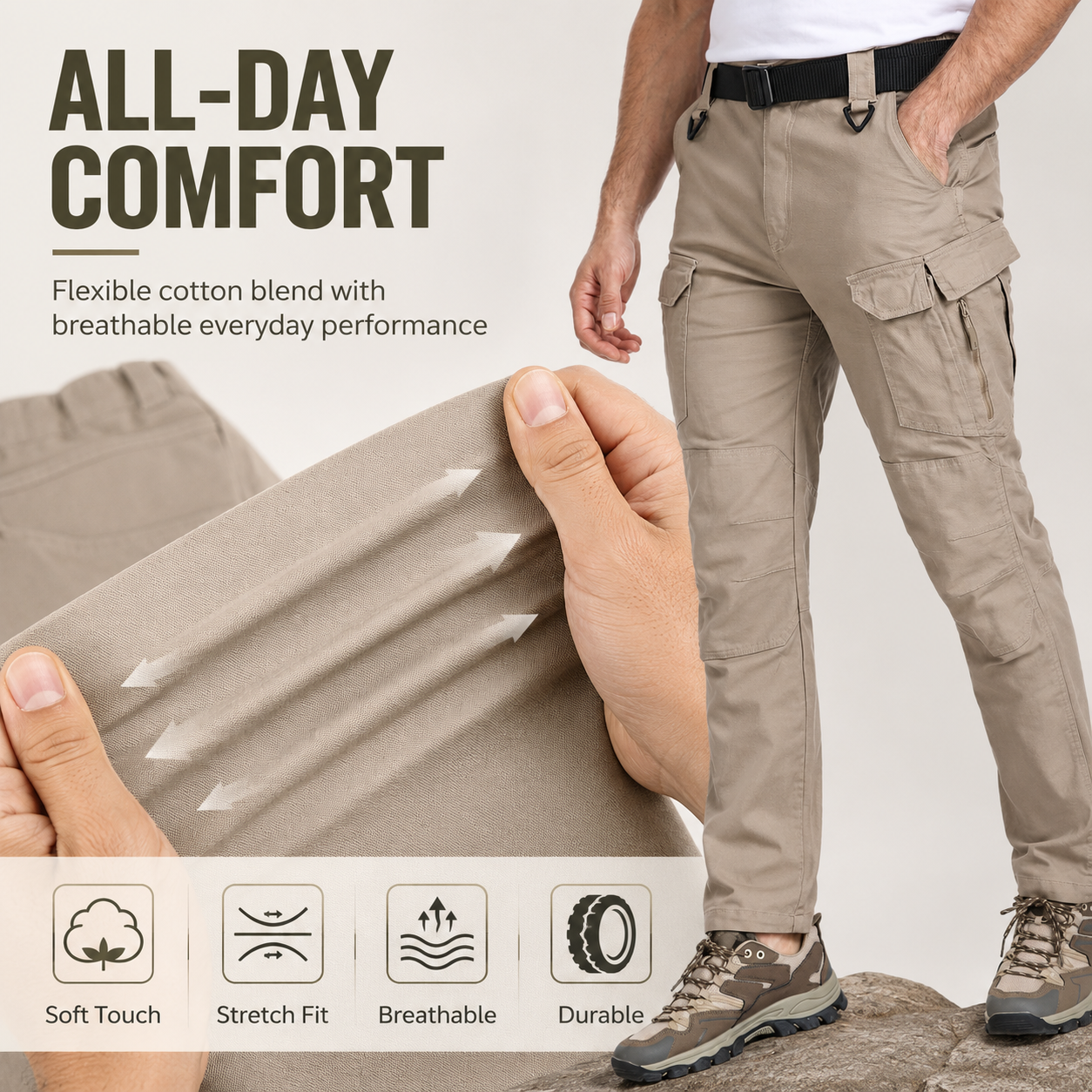👖 Men's Tactical Cargo Pants