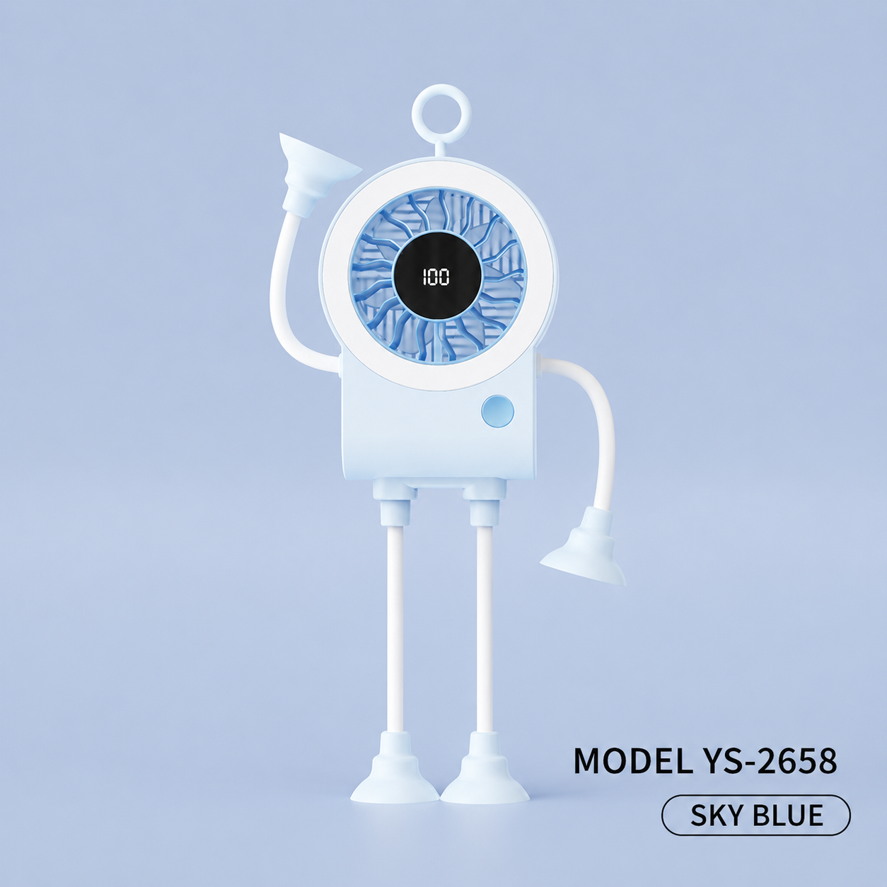 🌀 Cute Desk Fan – Say Hi to Cool Comfort