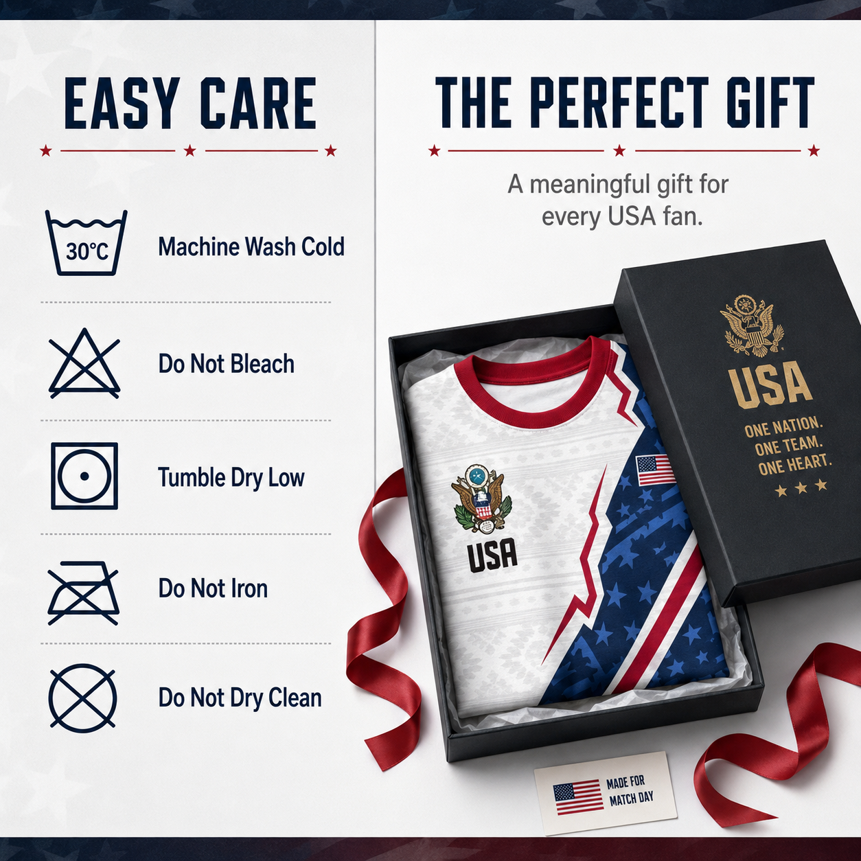 USA National Team Style Soccer Jersey 2026 V-Neck for Fans & Players