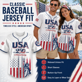 USA 250th Anniversary Baseball Jersey – 1776-2026 Independence Day Patriotic Shirt, Men & Women, Flag & Liberty Print