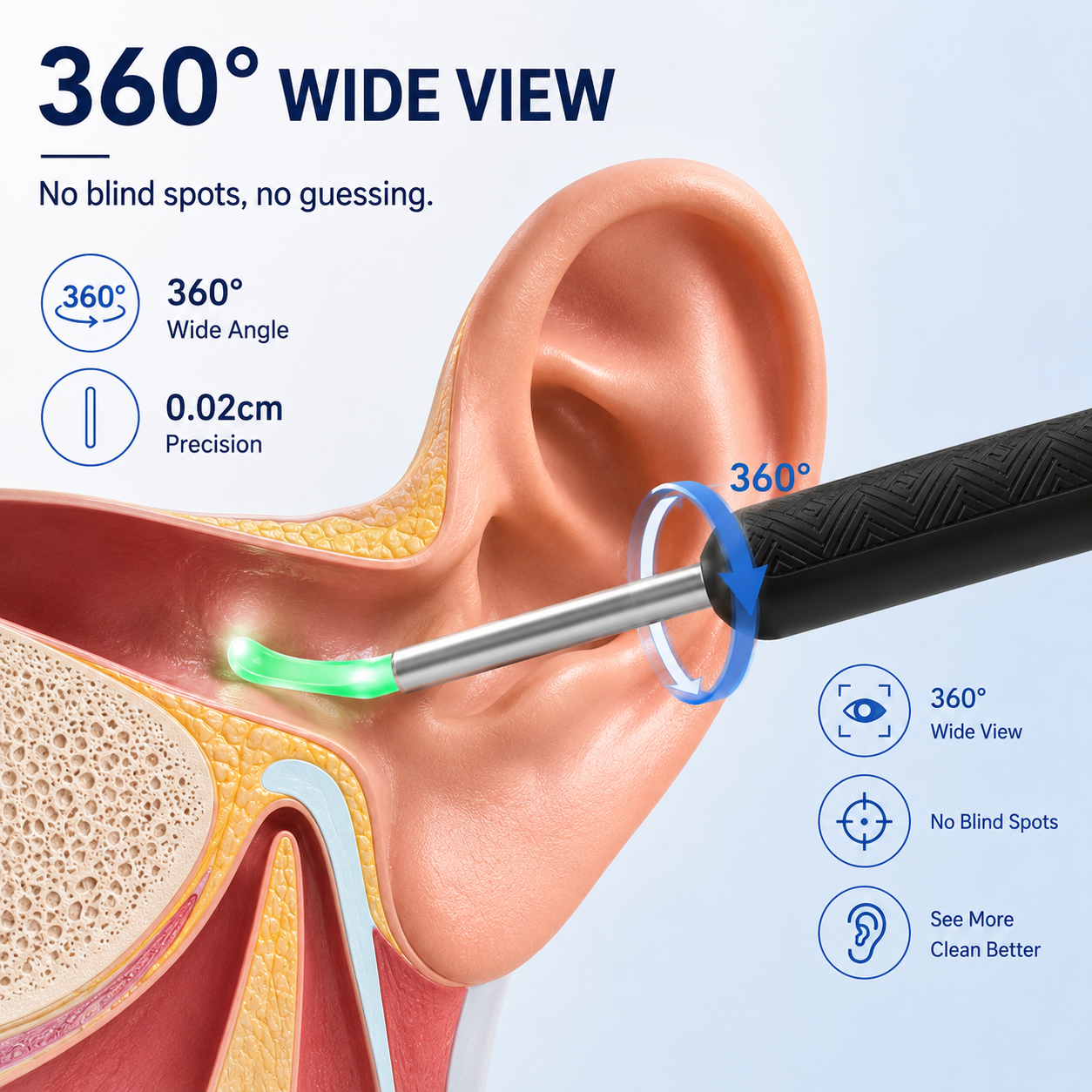 1080P Ear Wax Removal Camera