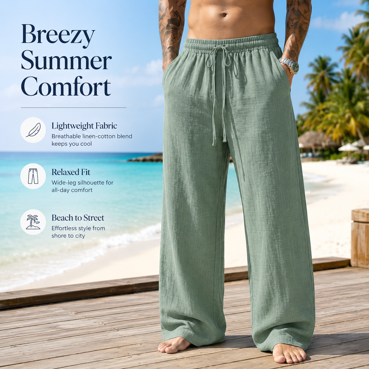Cool & Breathable Summer Pants👖
