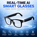 Real-time AI Translation Sunglasses with Smart Zoom