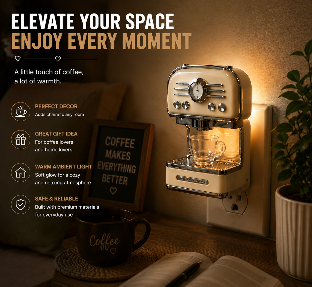 🔥 55% OFF TODAY | 😍 This Tiny Coffee Machine Decor Instantly Upgrades Your Coffee Corner Aesthetic