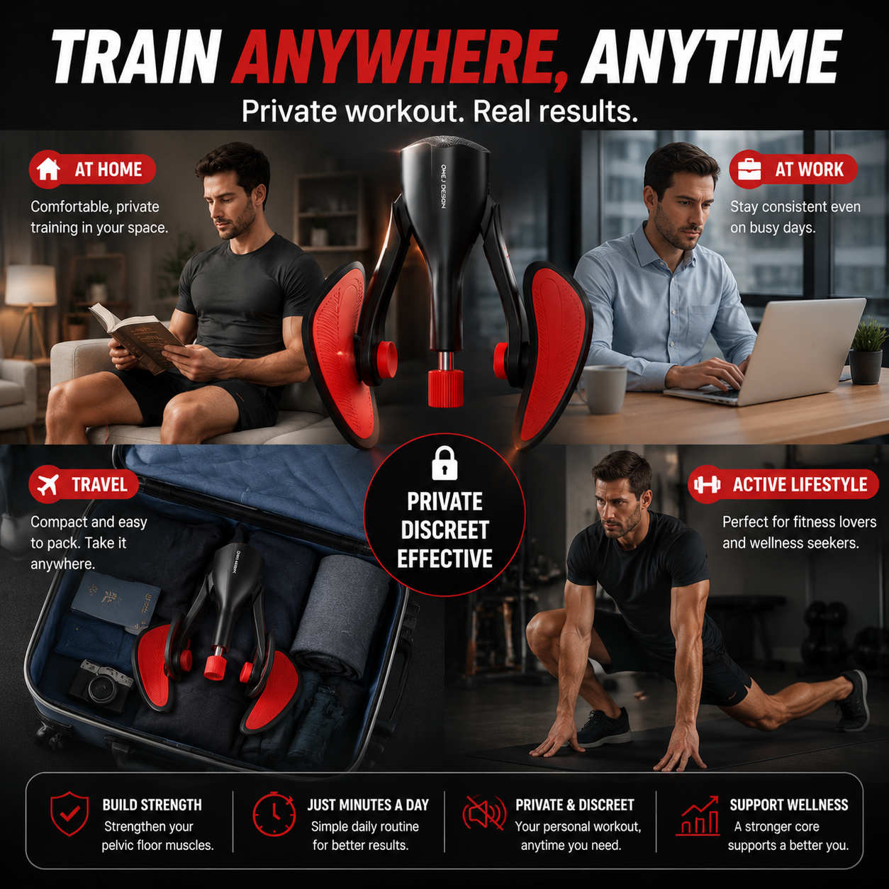 💪 Pelvic Floor Exercise Trainer – Build Strength With A Simple Daily Workout