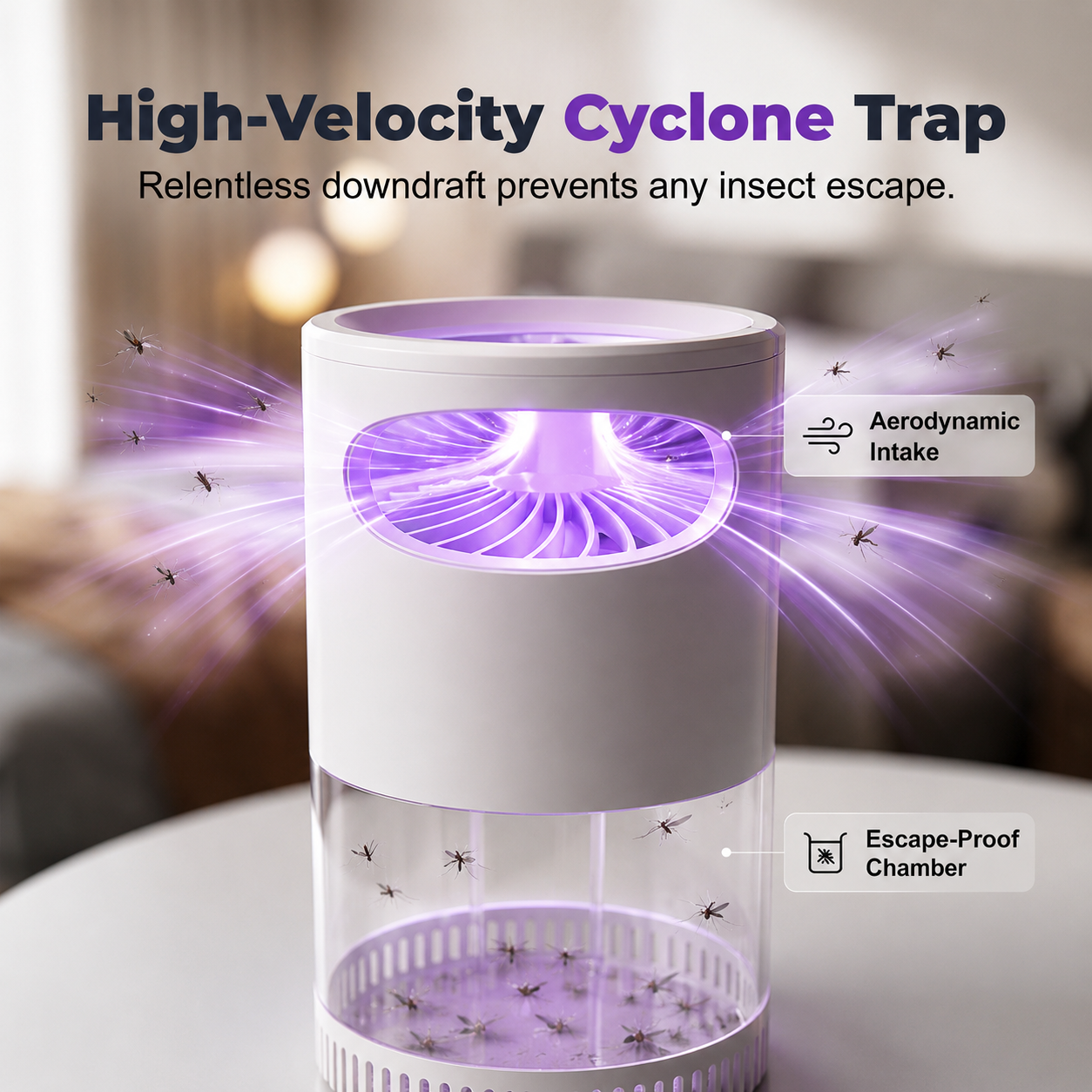 🌙SAVE 50% NOW🔥Quiet UV Mosquito Trap – Chemical-Free & Safe for Kids & Pets🦟