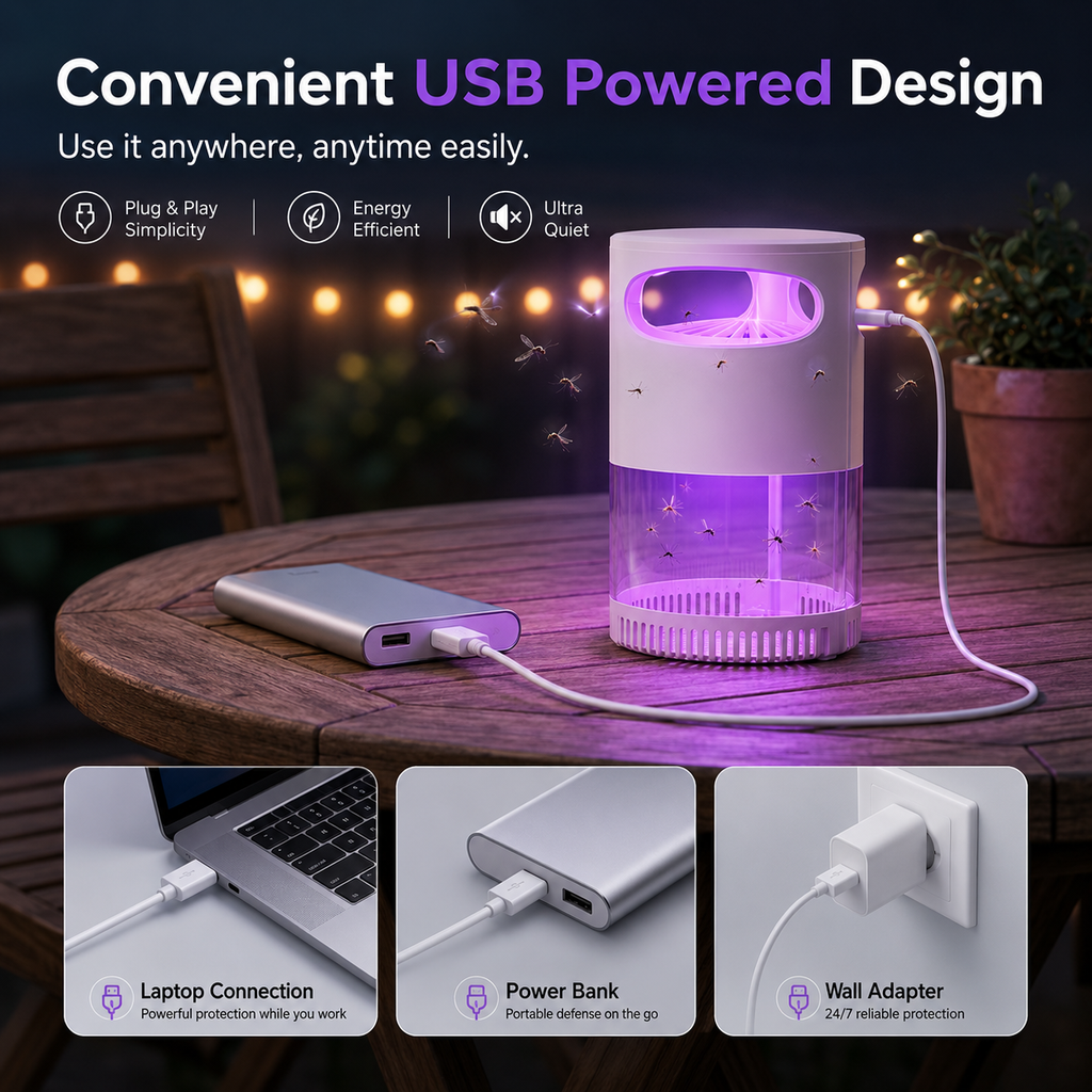 🌙SAVE 50% NOW🔥Quiet UV Mosquito Trap – Chemical-Free & Safe for Kids & Pets🦟