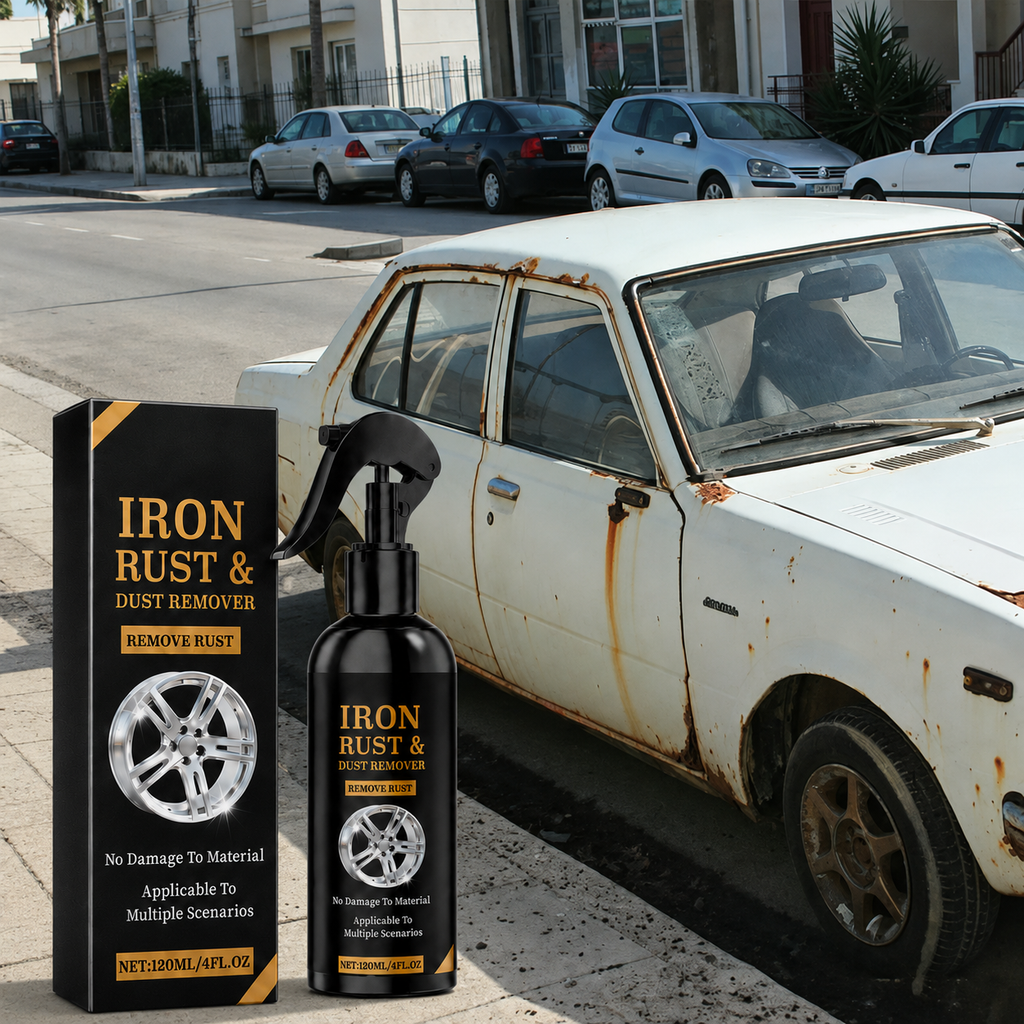 🔥 Rust Remover Spray 120ML – Fast & Effective for Auto & Metal 🚗