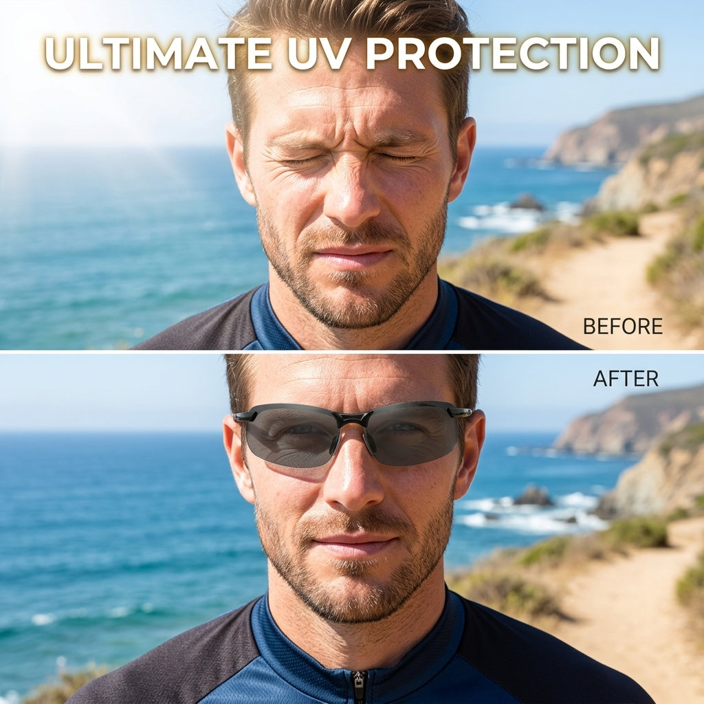 🕶️Smart Vision Glasses – Anti-Glare UV Protection with Infrared Night Vision & Impact-Resistant Lenses