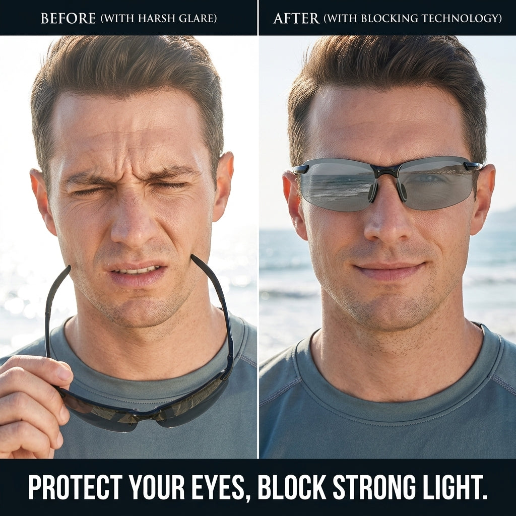 🕶️Smart Vision Glasses – Anti-Glare UV Protection with Infrared Night Vision & Impact-Resistant Lenses