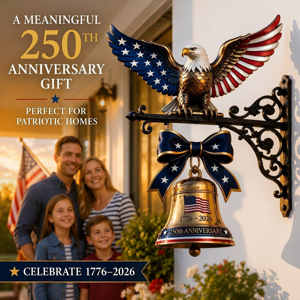 🔥 Ring in the Semiquincentennial: 1776-2026 "Spirit of Liberty" Eagle Bell