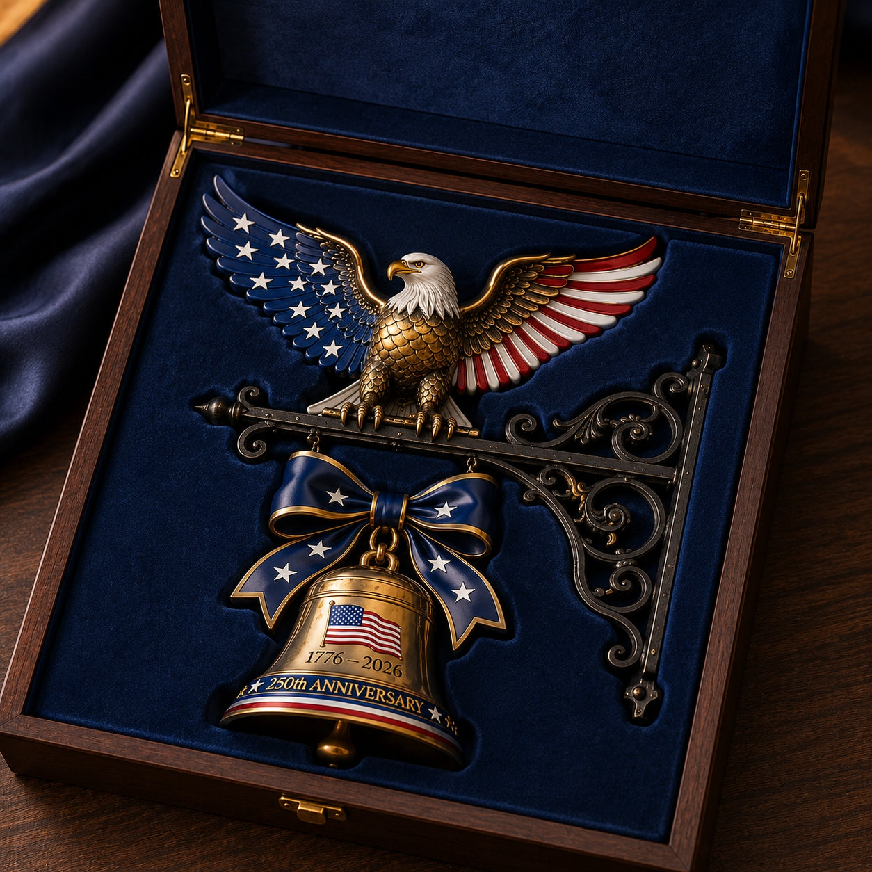 🔥 Ring in the Semiquincentennial: 1776-2026 "Spirit of Liberty" Eagle Bell