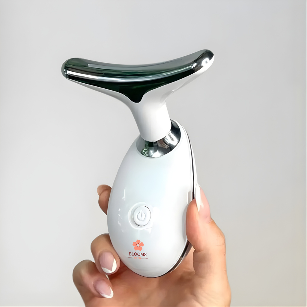 EMS Thermal Neck Lifting And Tighten Massager Electric Microcurrent Wrinkle Remover