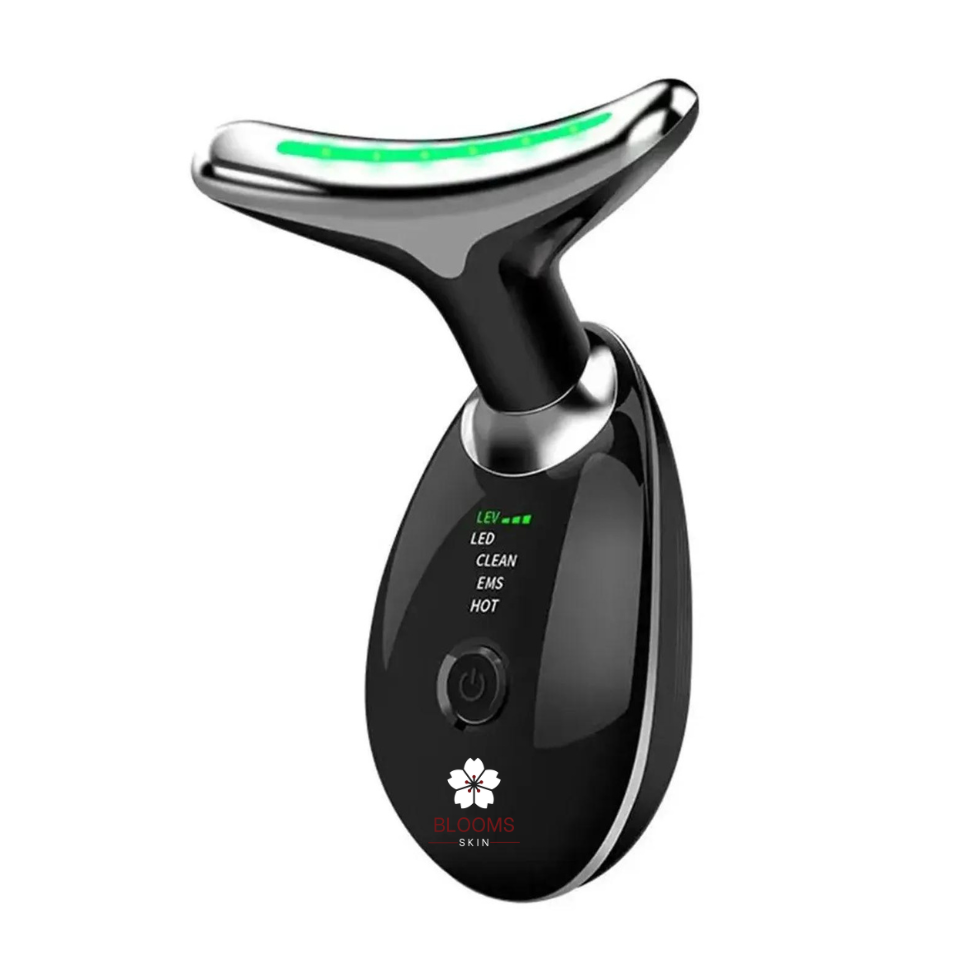 EMS Thermal Neck Lifting And Tighten Massager Electric Microcurrent Wrinkle Remover