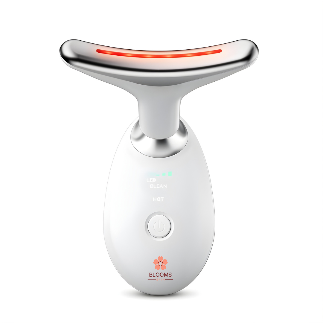EMS Thermal Neck Lifting And Tighten Massager Electric Microcurrent Wrinkle Remover
