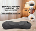 🔥Hot sale🔥60% OFF! Relieve pain with this ergonomically designed electric lumbar massage pillow - 3D kneading, heated support, suitable for office, car, and home use.
