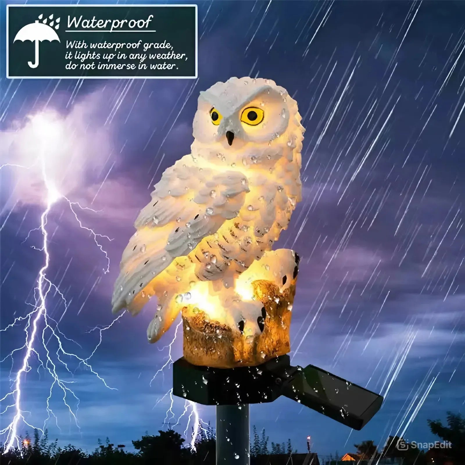 🌸 SPRING SALE 49% OFF 🌸 Waterproof Solar Owl Light🦉