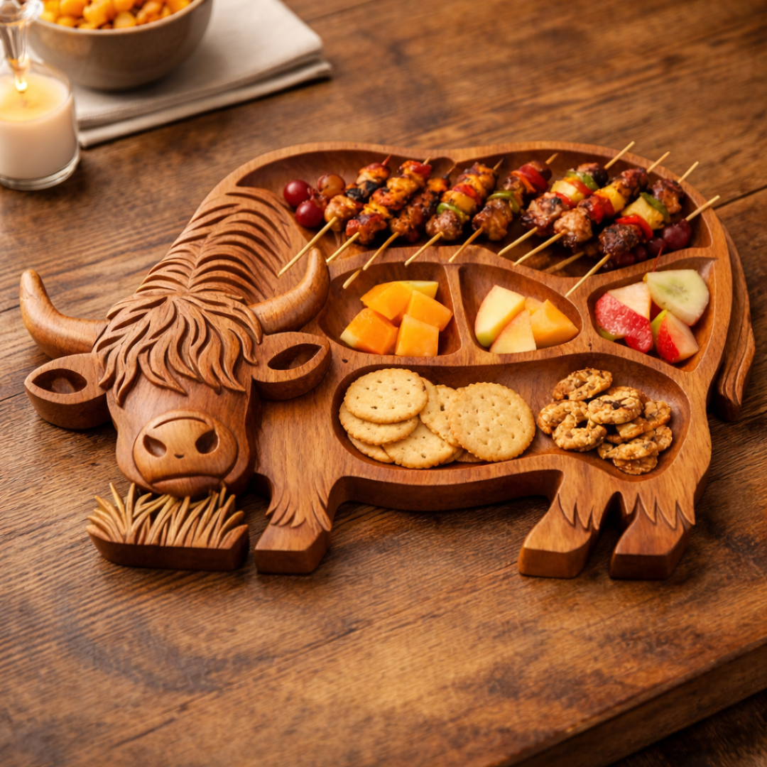 🔥Last Day 49% OFF -Rustic Cow Charcuterie Board