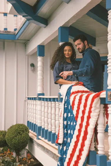 🇺🇸❤️American Flag Flannel Blanket — Ultra-Soft Flannel | Non-Shedding | Suitable for All Seasons