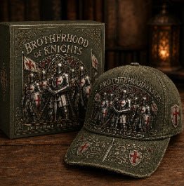 🧢 Bound By Honor Forged In Steel – Knights Templar Cap