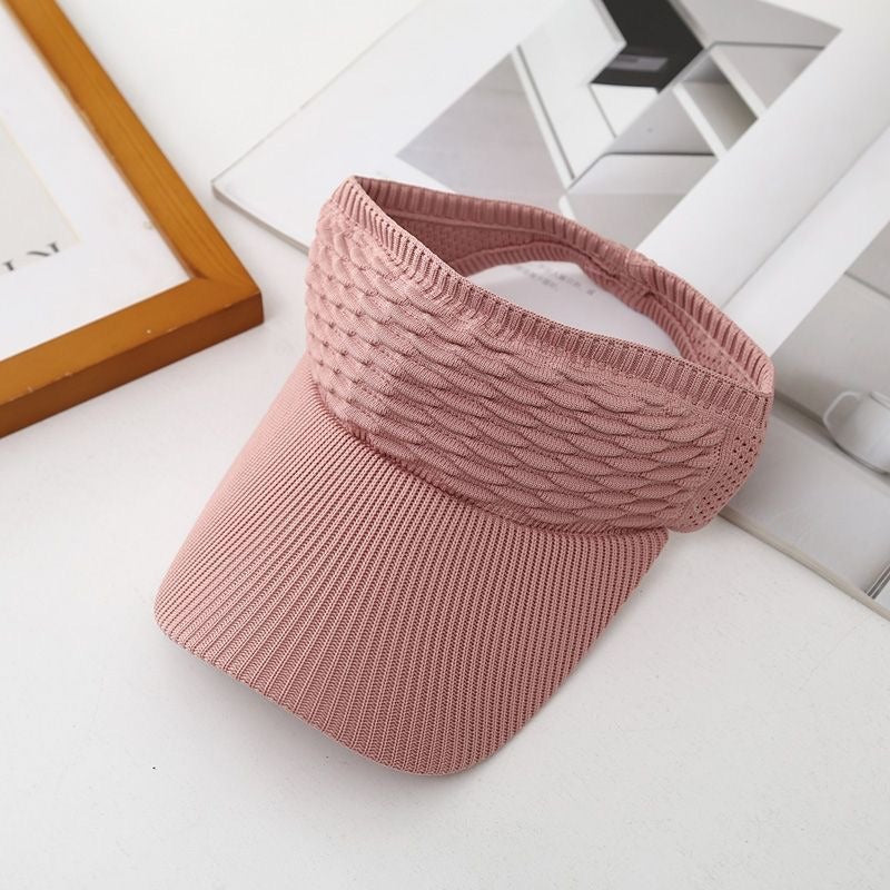 Women's High Ponytail Sun Visor Hat for Sun Protection