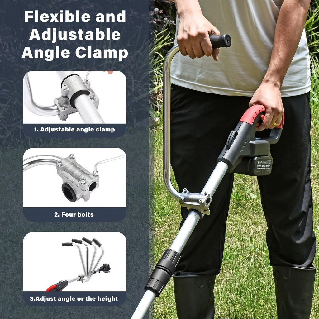 🔥 Best-Seller – Ergonomic String Trimmer Handle Extension for Better Grip & Control