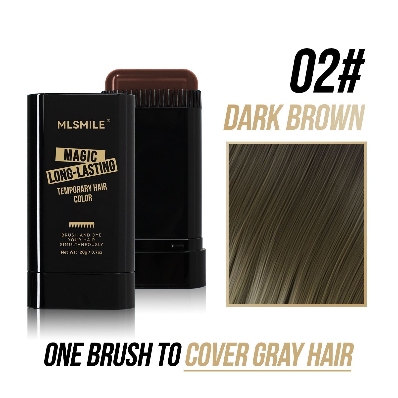 2 in 1 Water And Sweat Proof Hair Comb Dye (Limted Stock)