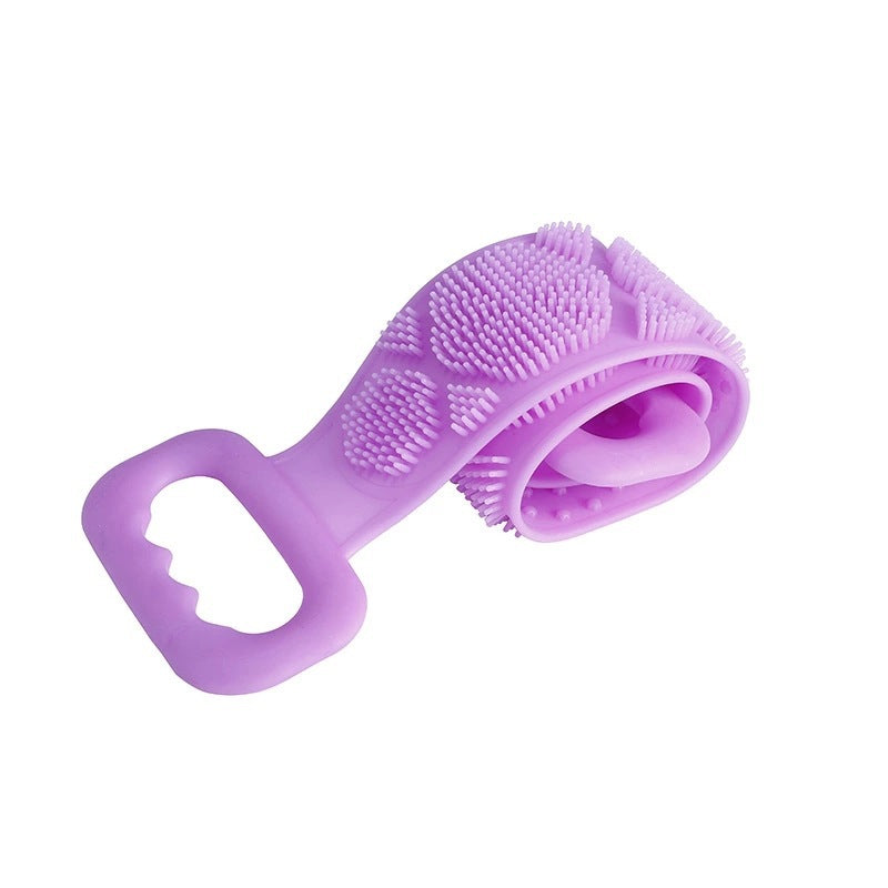 Silicone Bath Brush Double-Sided Exfoliating Back Scrubber