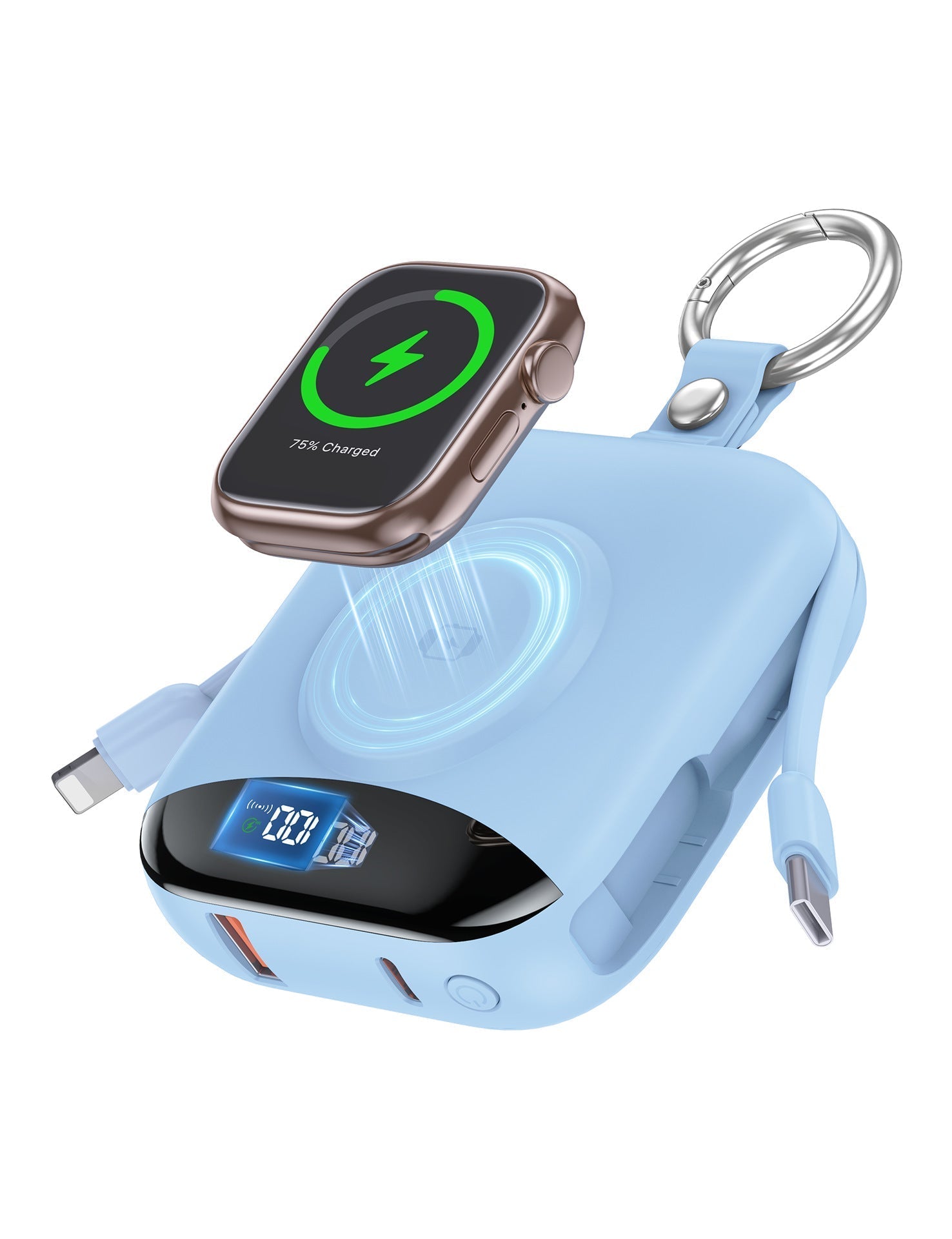 RORRY 10000mAh Portable Charger for Apple Watch & iPhone