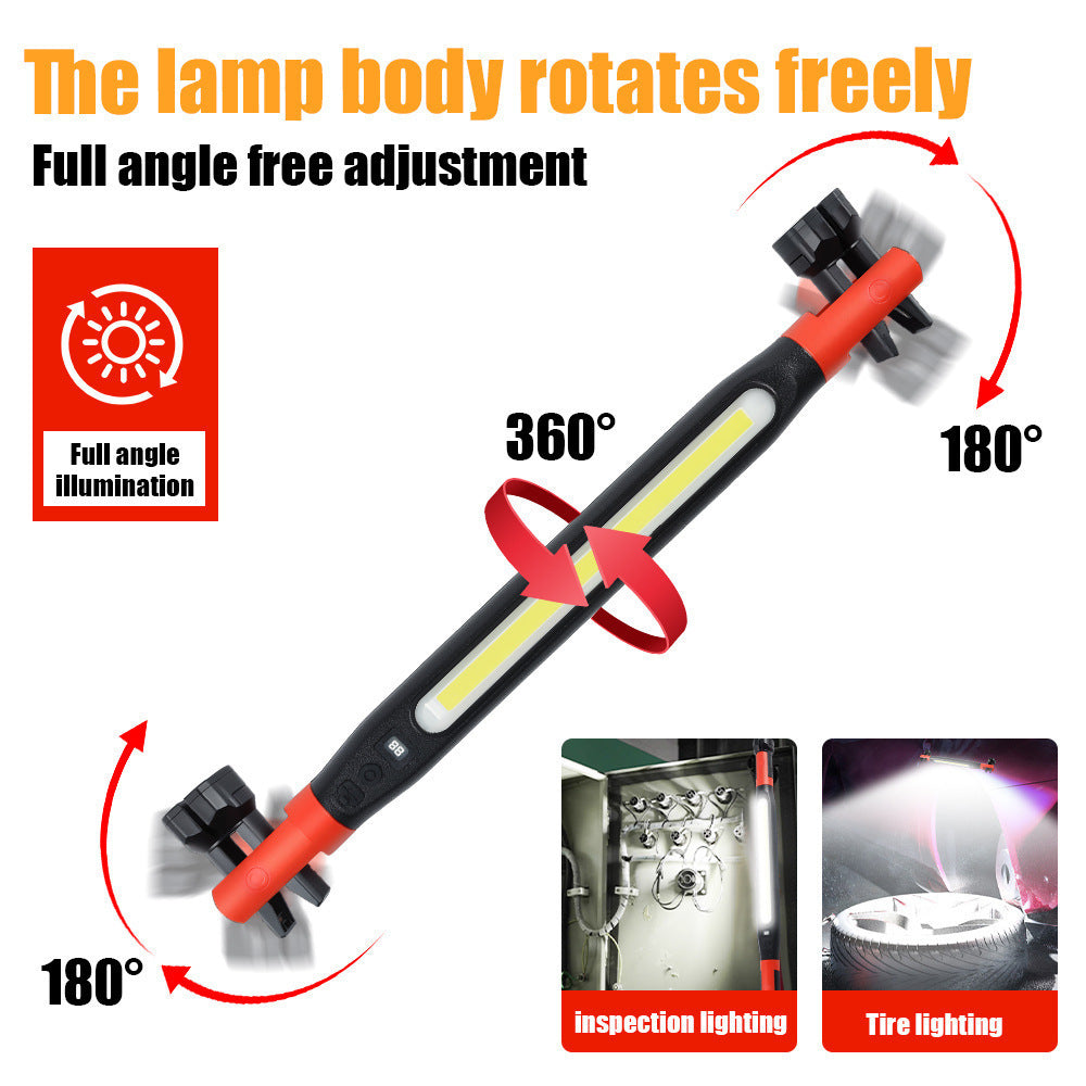 🔥🌟🔦Multifunctional magnetic rechargeable work light💡 Ideal for Mechanic, Car Repair & Garage Use