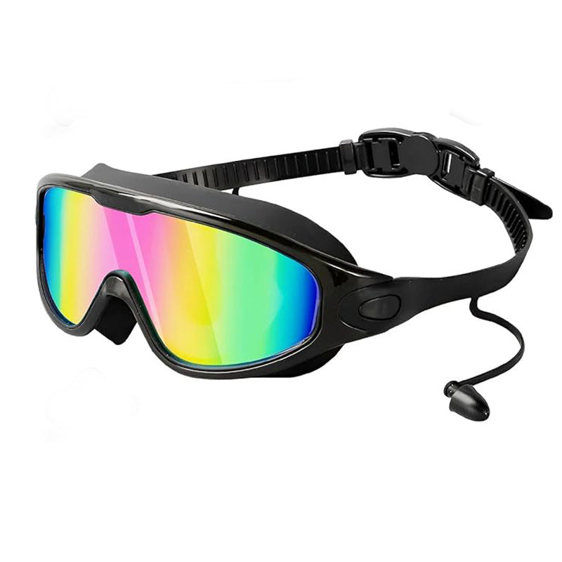 🔥Goggles Swimming Adult Swim-Goggles: Wide View with UV400 Protection Anti Fog No Leak for Men and Women