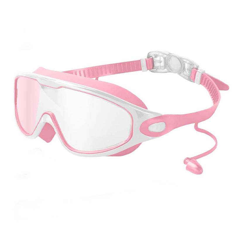 🔥Goggles Swimming Adult Swim-Goggles: Wide View with UV400 Protection Anti Fog No Leak for Men and Women