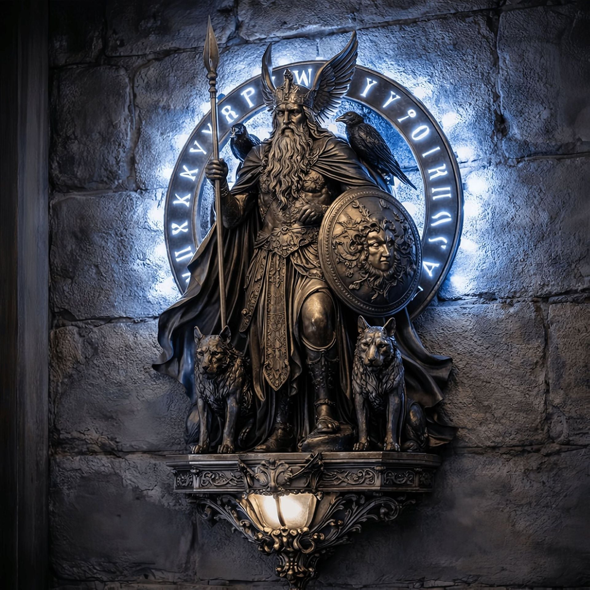 ✨St. Michael Guardian Angel Wall Light