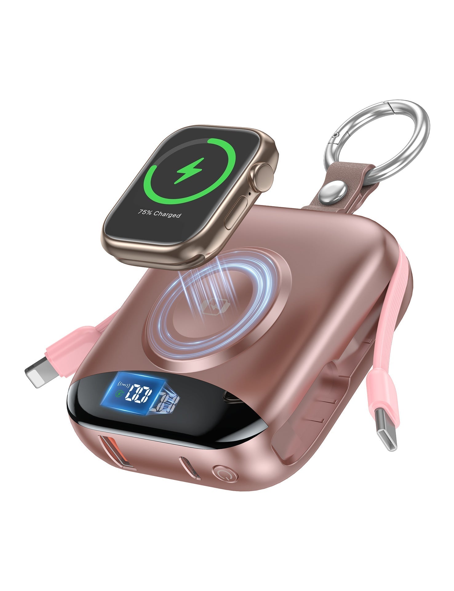RORRY 10000mAh Portable Charger for Apple Watch & iPhone