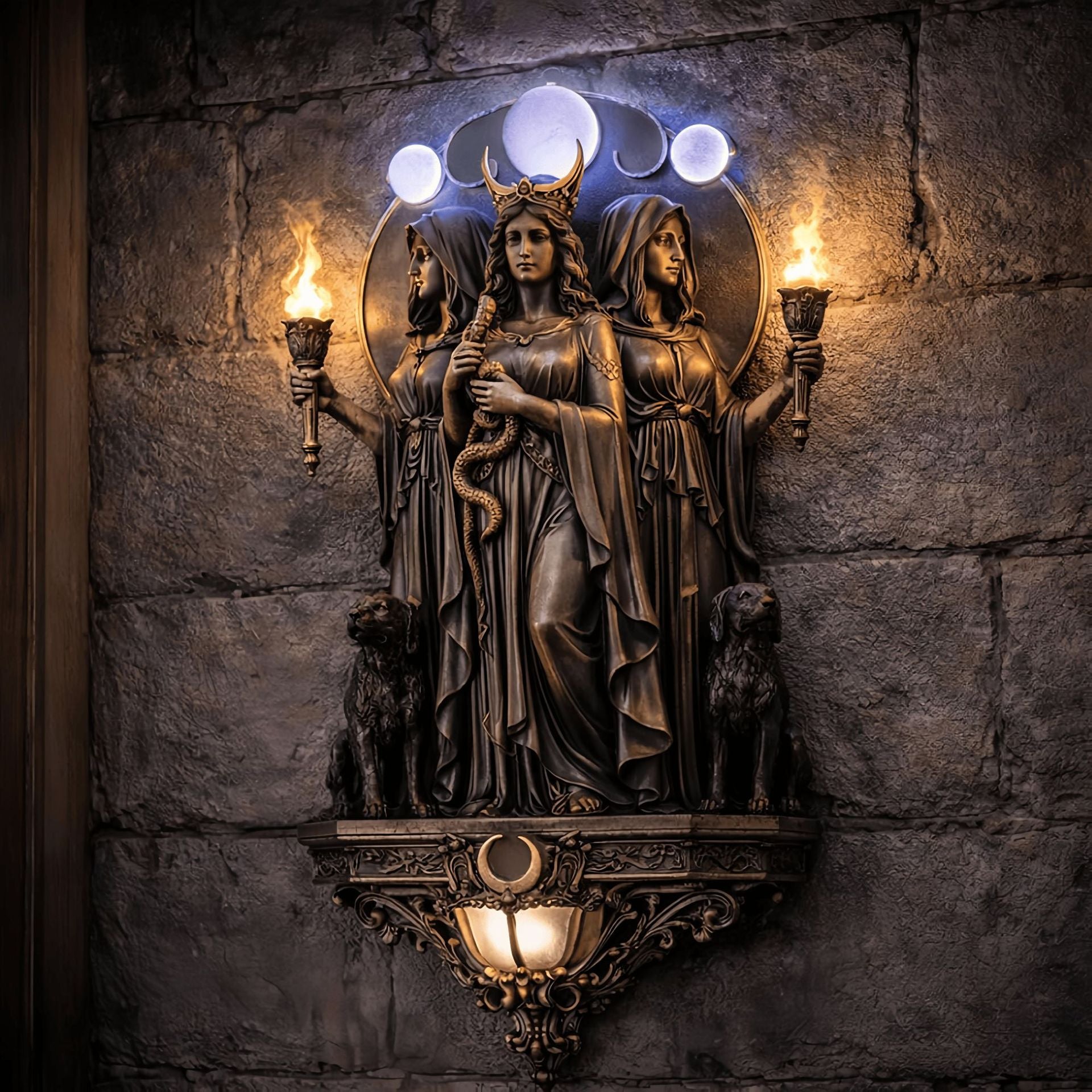 ✨St. Michael Guardian Angel Wall Light