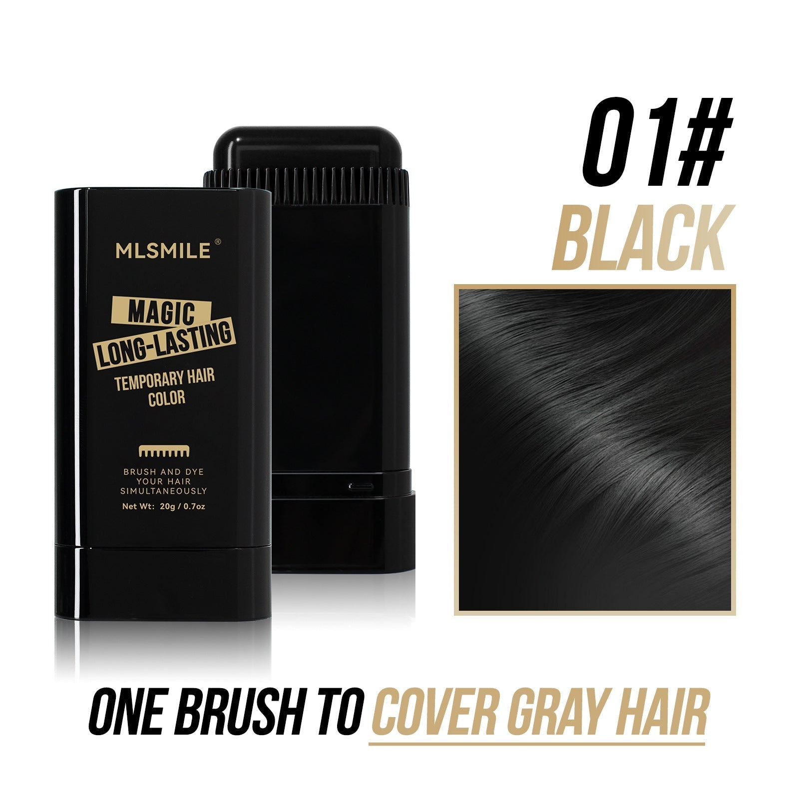2 in 1 Water And Sweat Proof Hair Comb Dye (Limted Stock)
