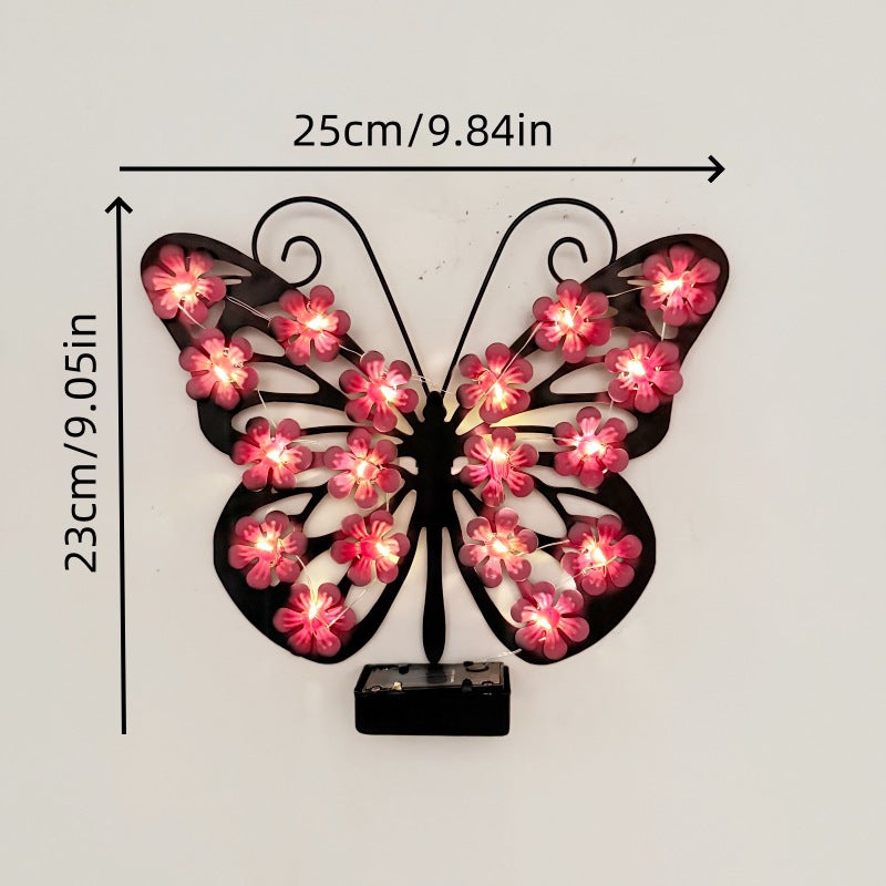 🦋 Solar Butterfly Garden Light